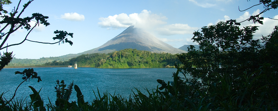 The Arenal Volcano in costa rica