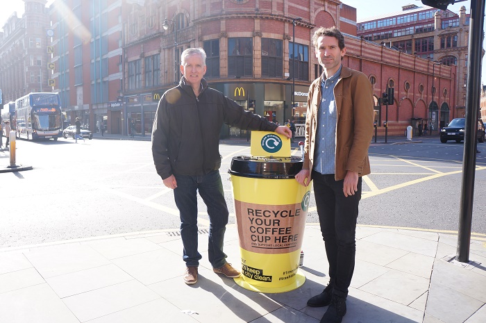 Gavin Ellis, founder (right) with Mike Beere from Groundwork Charity