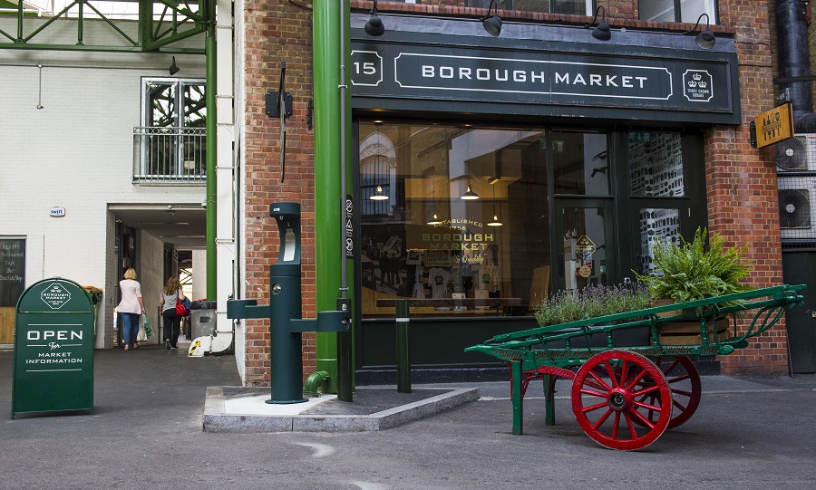 Today sees the introduction of free drinking water fountains at renowned food destination, Borough Market in Southwark, London.  The move is accompanied by a pledge to phase out all sales of single use plastic bottles at the Market over the next six months.

While the debate continues over whether supermarkets should have a plastic-free aisle in every store, the move to do away with plastic bottles reflects Borough Market’s aim to become Britain’s biggest food shopping destination that is entirely plastic-free and is an important step on that journey.  
© Lucy Young 2017

07799118984
lucyyounguk@gmail.com

www.lucyyoungphotos.co.uk