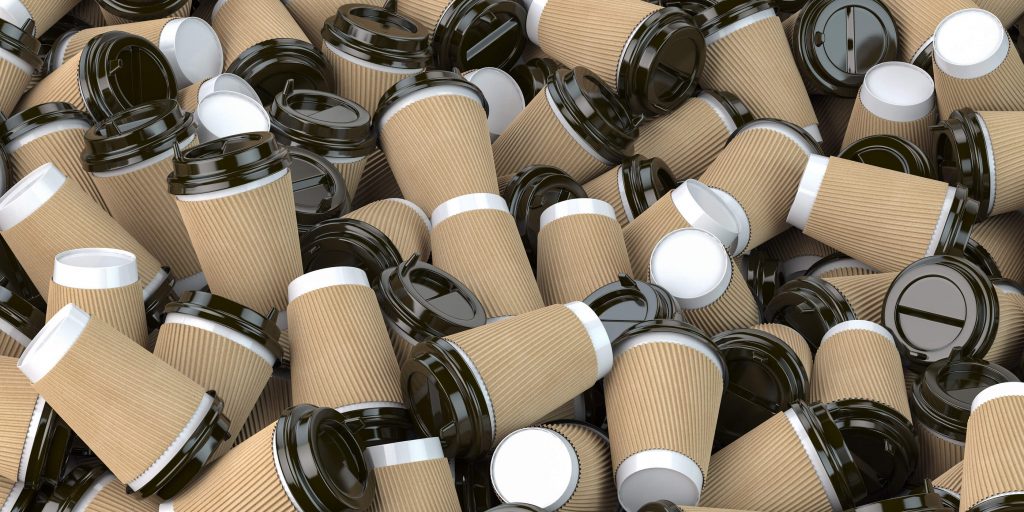 Paper cup recycling