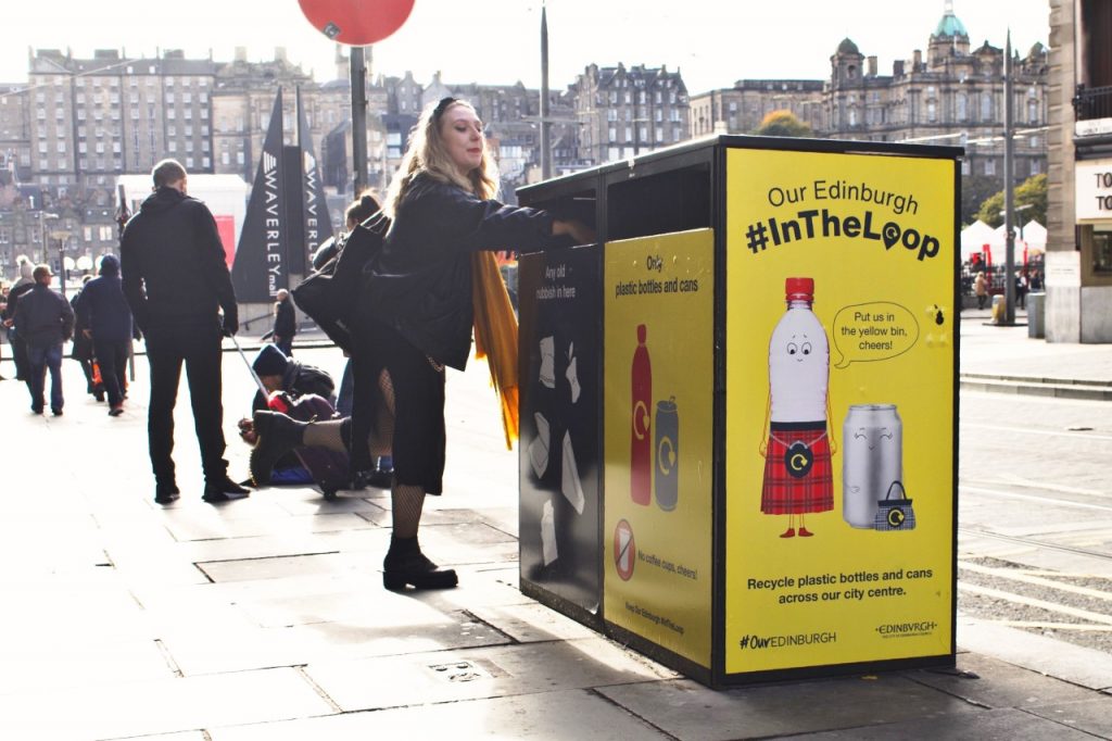 OnStreet recycling launches for the first time in Edinburgh ♻CW