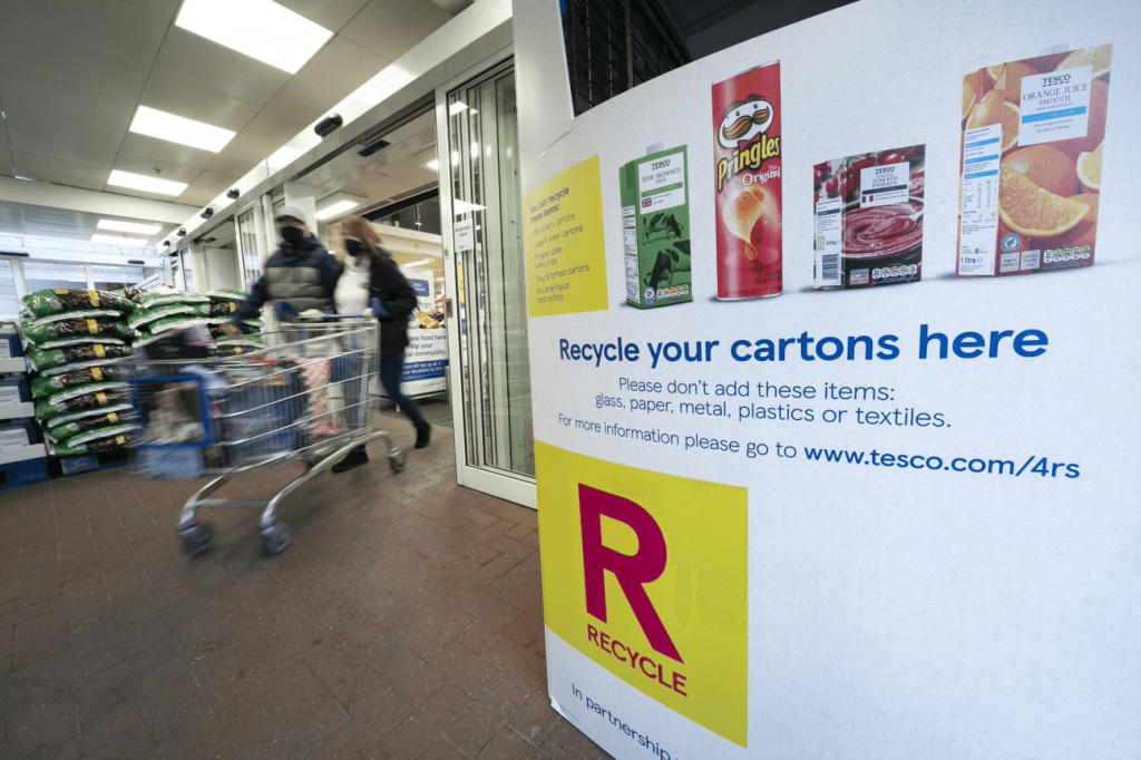 Carton recycling trial set for Tesco stores ♻CW