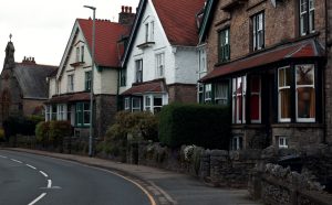 Street photo with cottages